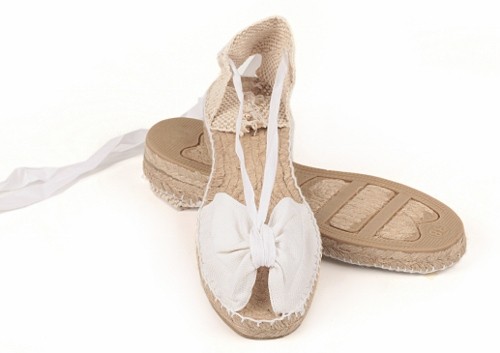 Alpargata cuña baja Mariposa mujer