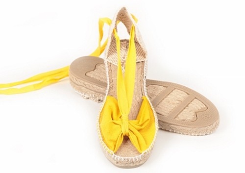 Alpargata cuña baja Mariposa mujer