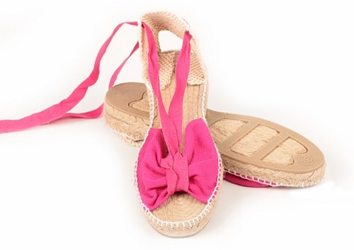 Alpargata cuña baja Mariposa mujer