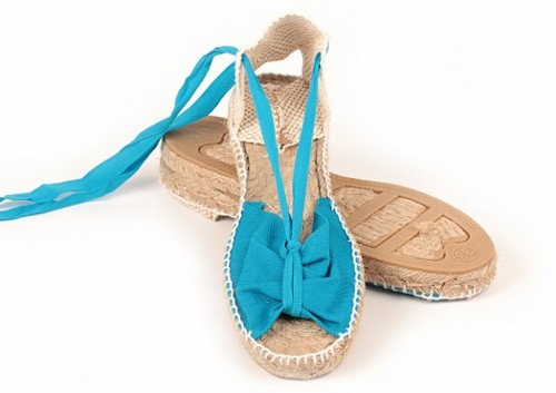 Alpargata cuña baja Mariposa mujer