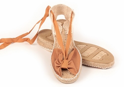 Alpargata cuña baja Mariposa mujer