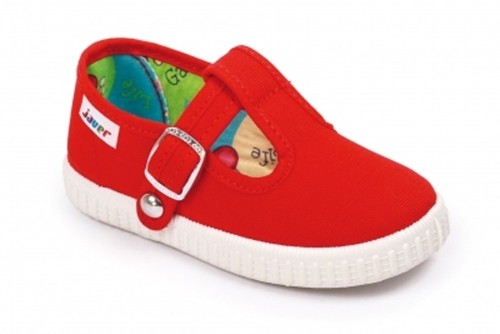 Bamba de lona con hebilla (Pepito) para niños