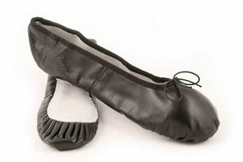 Media punta de piel para mujer