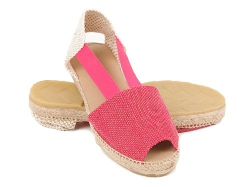 Alpargata plana de yute con elásticos mujer (Mod. Sahara)