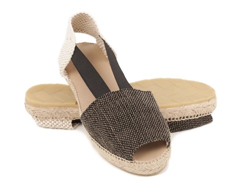 Alpargata plana de yute con elásticos mujer (Mod. Sahara)