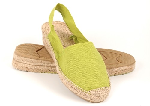 Alpargata de cuña baja Sandalia mujer