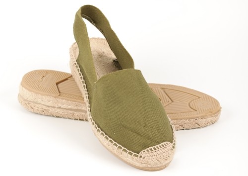 Alpargata de cuña baja Sandalia mujer