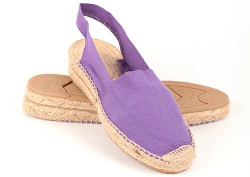 Alpargata de cuña baja Sandalia mujer