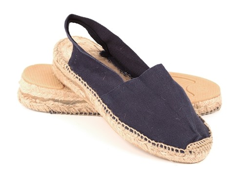 Alpargata de cuña baja Sandalia mujer