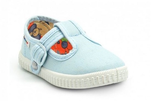 Bamba de lona con hebilla (Pepito) para niños