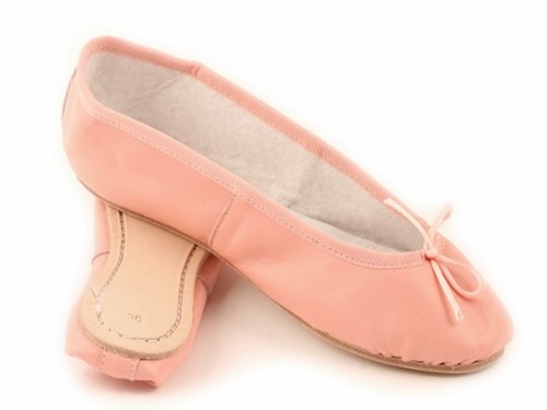 Manoletina piel de suela de cuero mujer