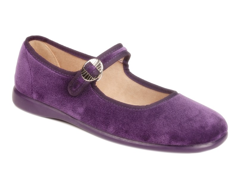 Merceditas de terciopelo mujer