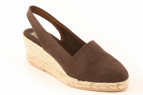 Alpargata cuña media con talonera mujer (Mod. 302)