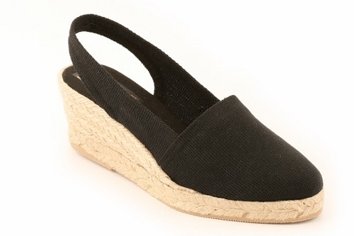 Alpargata cuña media con talonera mujer (Mod. 302)