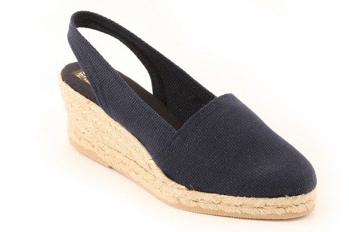 Alpargata cuña media con talonera mujer (Mod. 302)