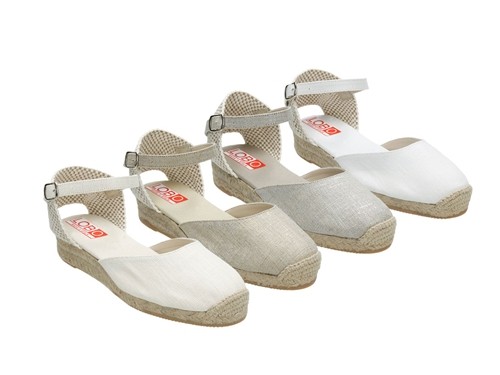 Alpargata cuña baja con pulsera niños (Mod.1001)