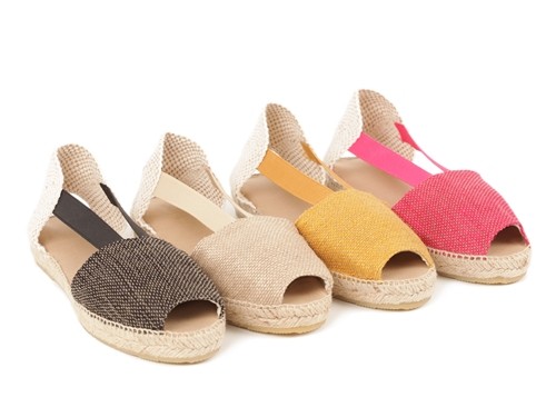 Alpargata plana de yute con elásticos mujer (Mod. Sahara) Alpargata plana de yute con elásticos mujer (Mod. Sahara)
