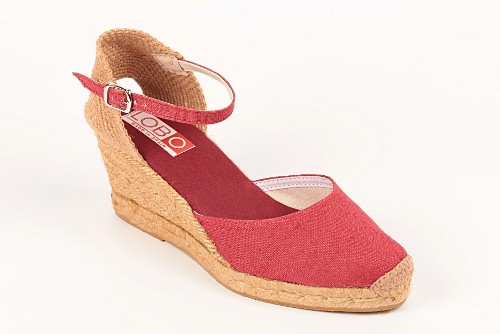 Alpargata cuña alta con pulsera mujer (Mod. 601)