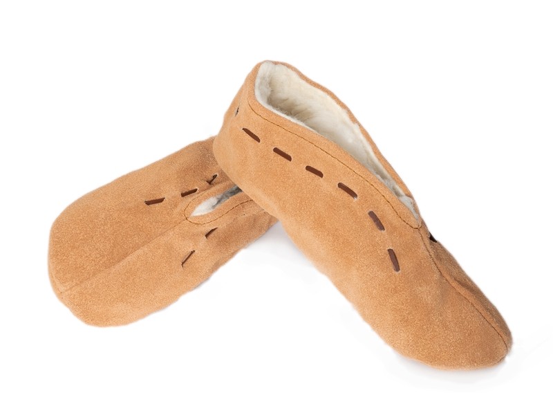 Babucha de serraje forrada para hombre Babucha de serraje forrada para hombre