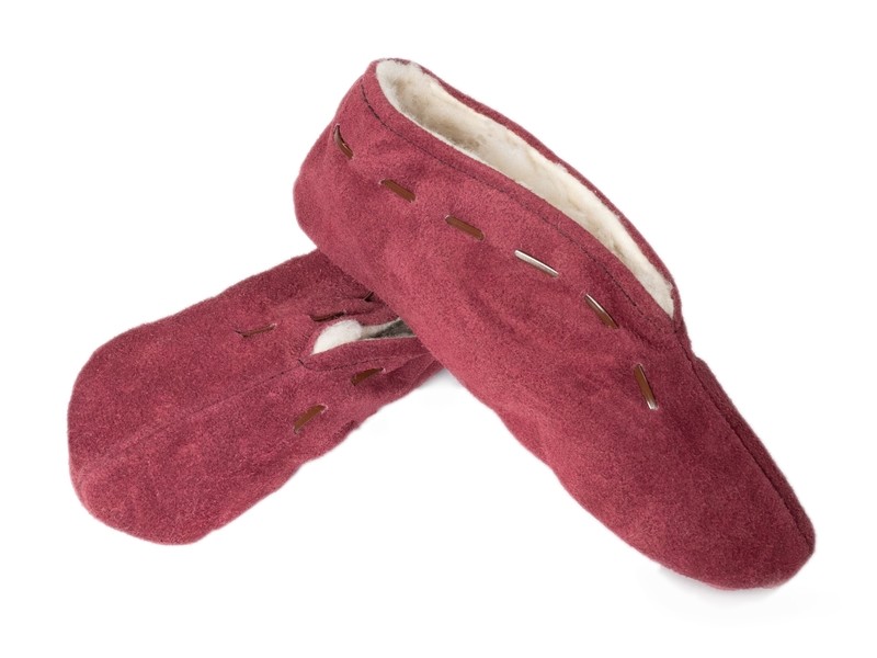 Babucha de serraje forrada para hombre