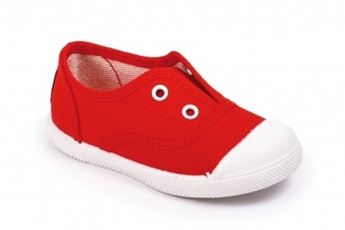 Bamba de lona con puntera