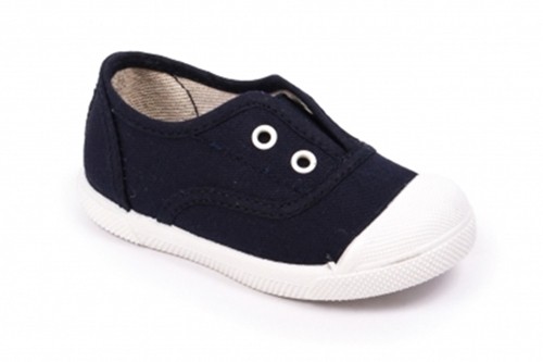 Bamba de lona con puntera