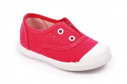 Bamba de lona con puntera