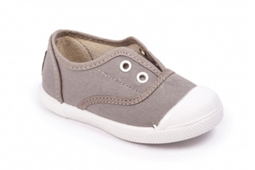 Bamba de lona con puntera