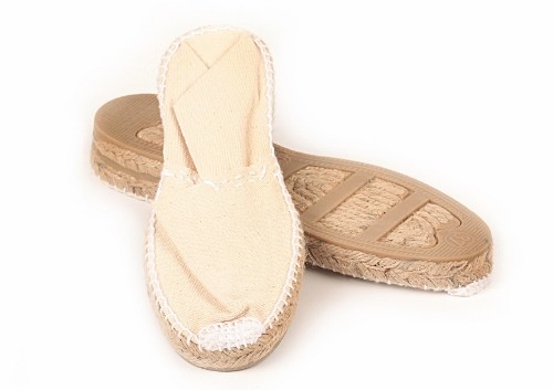 Alpargata cuña baja clásica mujer