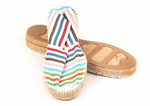 Alpargata cuña baja clásica mujer