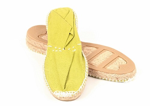 Alpargata cuña baja clásica mujer