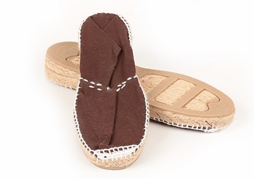 Alpargata cuña baja clásica mujer