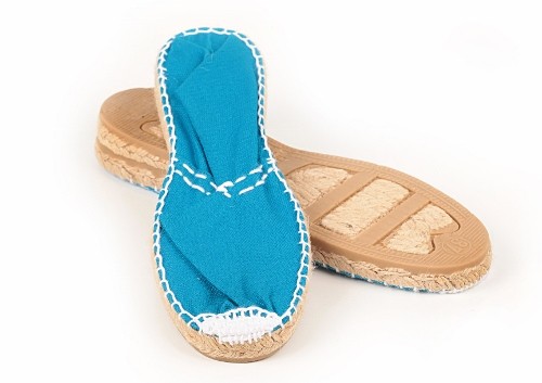 Alpargata cuña baja clásica mujer