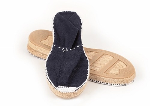 Alpargata cuña baja clásica mujer