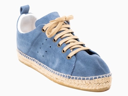 Alpargata deportiva de serraje para hombre