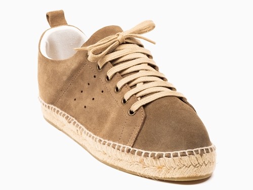 Alpargata deportiva de serraje para hombre