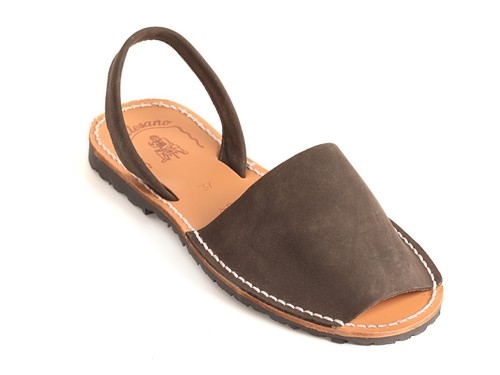 Ibicenca de serraje mujer