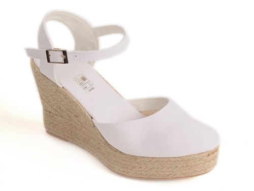 Alpargata cuña alta con plataforma y pulsera mujer (Mod. 52)