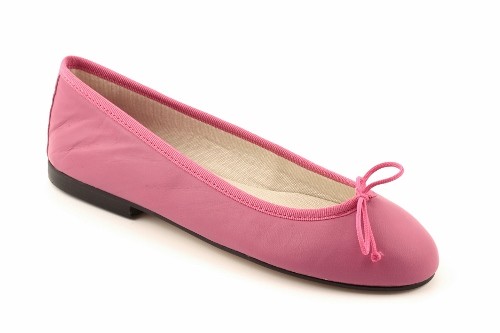 Manoletina de piel mujer