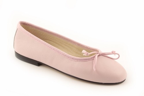 Manoletina de piel mujer