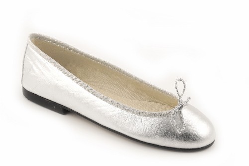 Manoletina de piel mujer