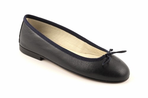 Manoletina de piel mujer