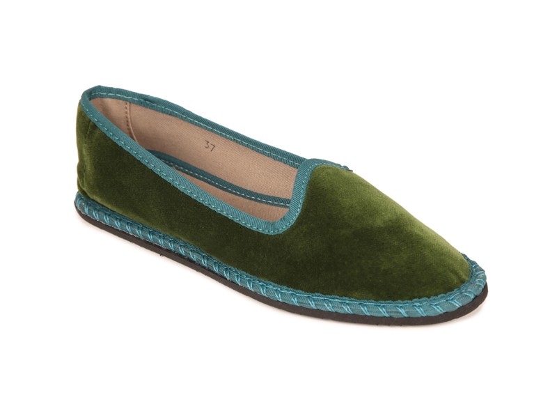 Zapatillas Venecianas 'Friulane' de terciopelo mujer