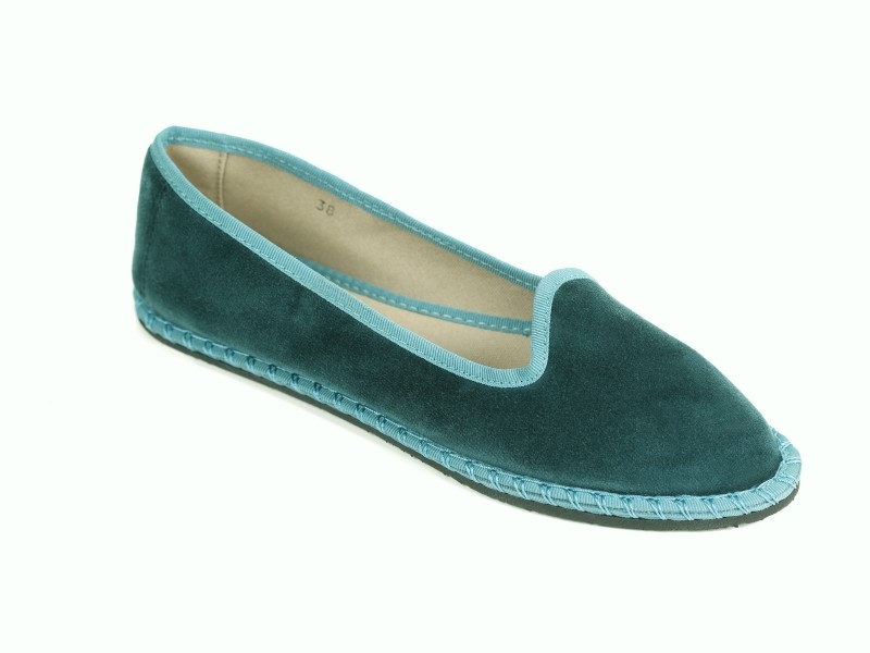 Zapatillas Venecianas 'Friulane' de terciopelo mujer