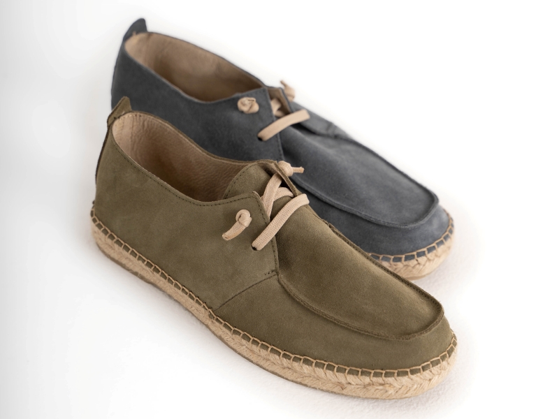 Alpargata plana WALLABY de serraje para hombre